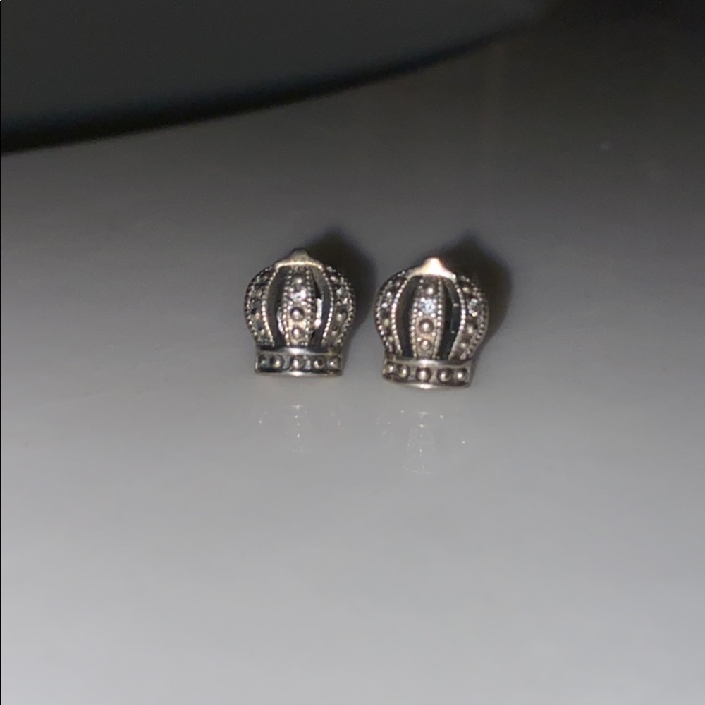 Sterling silver Pandora earrings